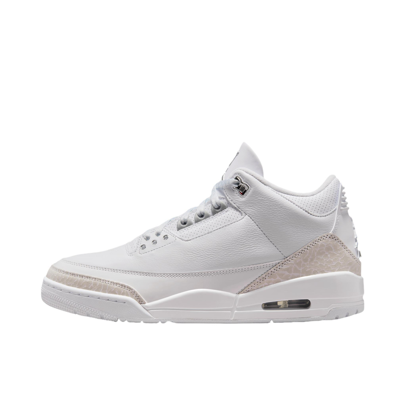 耐克Nike白色复古中帮篮球鞋