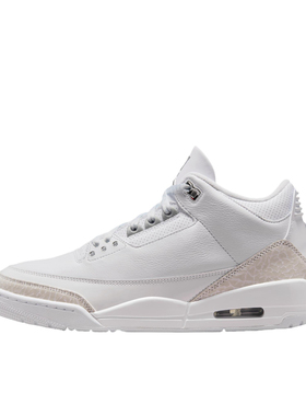 狐狸体育 耐克Nike Air Jordan 3 白色复古中帮篮球鞋 CT8532-111