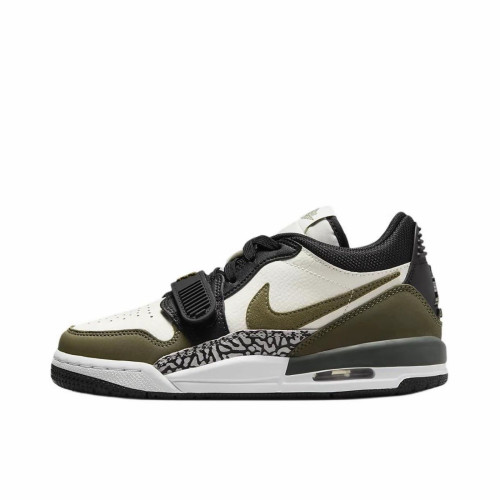 耐克Nike白黑绿复古百搭篮球鞋