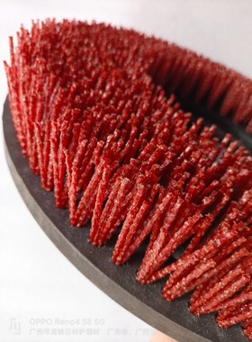 洁霸白云175154钢丝洗地刷17寸磨料丝混合钢丝刷洗地机仿古刷保洁