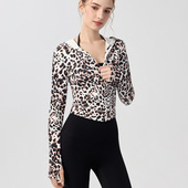 辣妹时尚 运动上衣防风保暖长袖 短款 迷彩风连帽拉链外套女修身