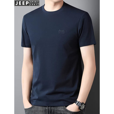JEEP吉普男士短袖t恤夏季薄款潮