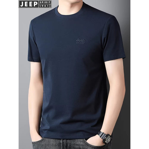 JEEP吉普男士短袖t恤夏季薄款潮