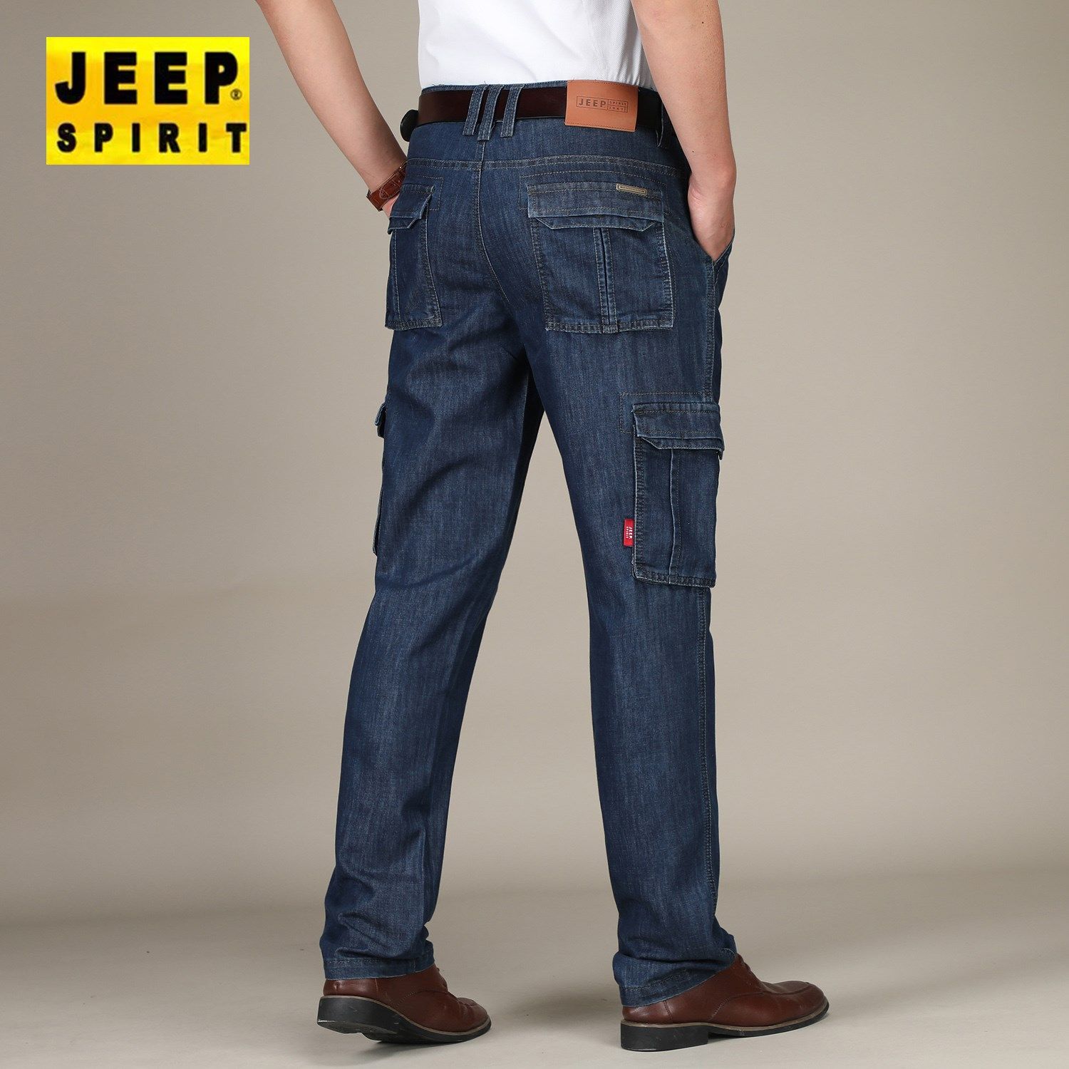 JEEP吉普春夏正品男工装裤牛仔裤