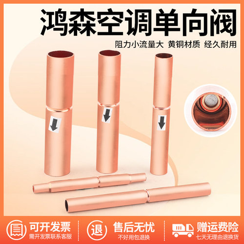 鸿森空调冷库滚珠式单向阀