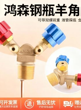 鸿森冷媒回收加注专用钢瓶阀门