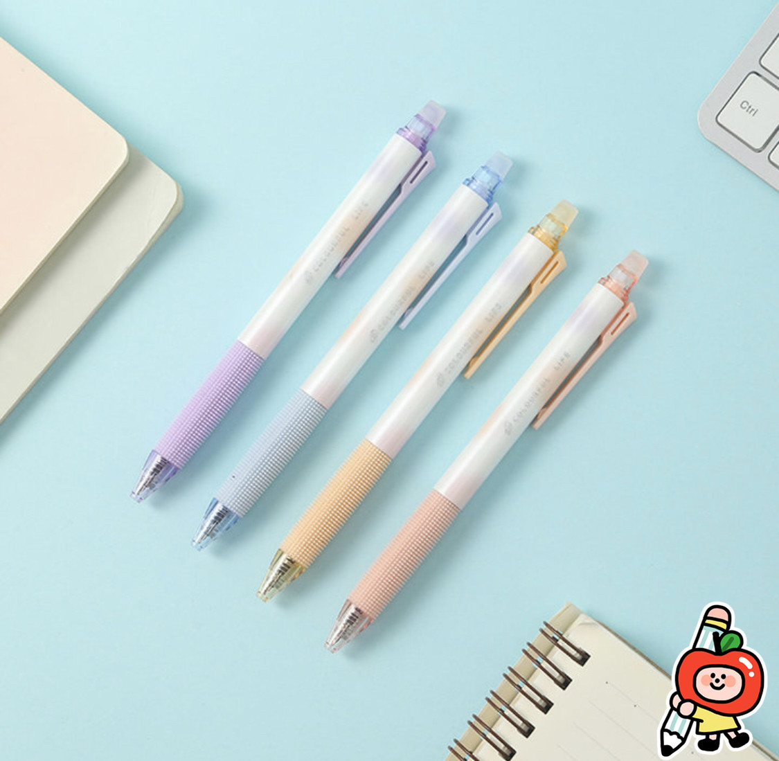 晨光j8601 可擦小毛刷系列可擦中性笔热可擦防手汗满19包邮