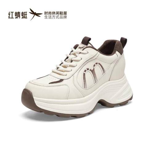 红蜻蜓正品商场同款女鞋增高休闲