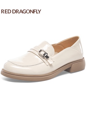 红蜻蜓2026新款春女鞋BC71305011一脚蹬单鞋皮鞋乐福鞋BC71305012