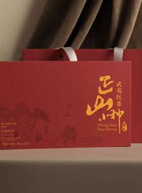 春节新款摆泡茶叶包装盒空礼盒红茶岩茶绿茶泡袋纸礼盒装空盒定制