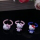 Sanrio 三丽鸥开口少女儿童戒指halllokiyyt可爱公主指环戒子闺蜜