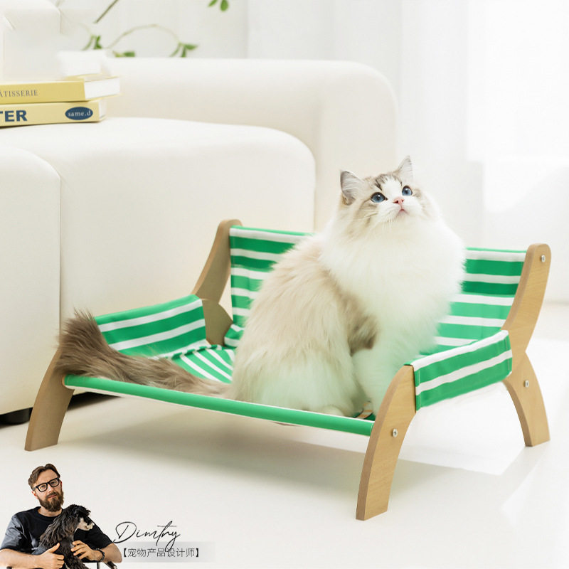 猫咪吊床条纹躺椅夏季清凉狗窝猫沙发窝四季通用板咪躺椅厂家批发,宠物/宠物食品及用品,猫笼子/猫别墅,淘宝优惠券,粉丝福利购,淘宝优惠卷