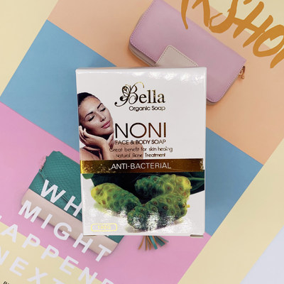 菲律宾长滩原装 Bella noni soap诺丽果手工洁面皂100G卸妆控油