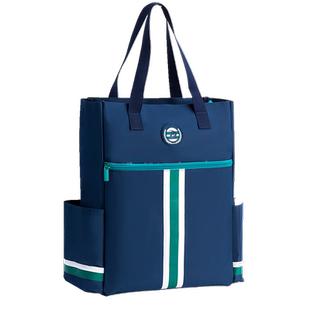 得力补习袋手提袋学生手提袋拎书袋牛津布美术袋男女孩文具作业袋补课袋书包资料收纳小学生初中大容量补课包