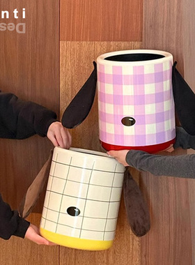 Sénti《GoodDoggy》古得小狗家用客厅垃圾桶双层分离大容量卧室