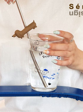 Sénti《Water doggy》DonDon艺术玻璃水杯高硼硅啤酒果汁咖啡杯