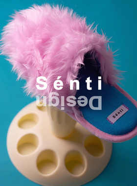 Sénti《PuPu Slipper》噗噗长毛室内静音防滑拖鞋毛毛鞋居家