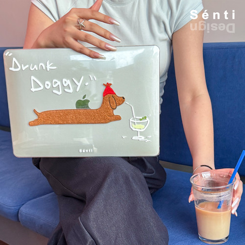 动物Macbook电脑壳全包壳刺绣