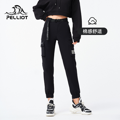 伯希和户外软壳裤女士秋冬