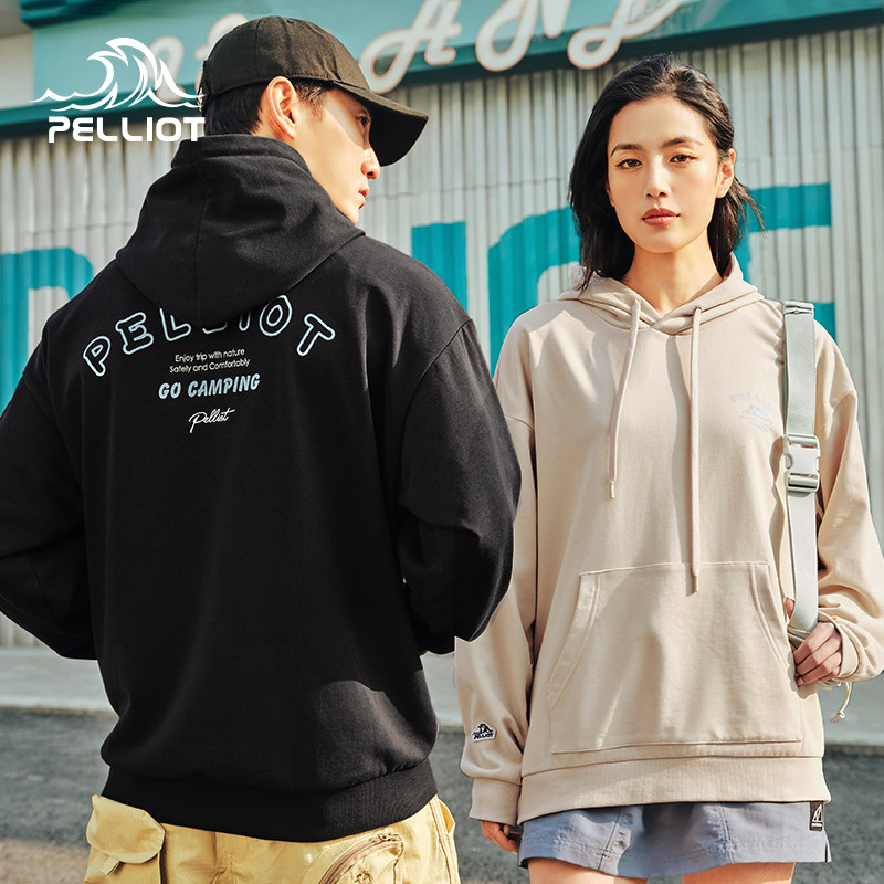 BIRCH AND SPORTS HOODED SWEATSHIRT MENS AND WOMENS SPRING 2024 NEW COUPLE THE SAME LOOSE AND VERSATILE CASUAL PULLOVER