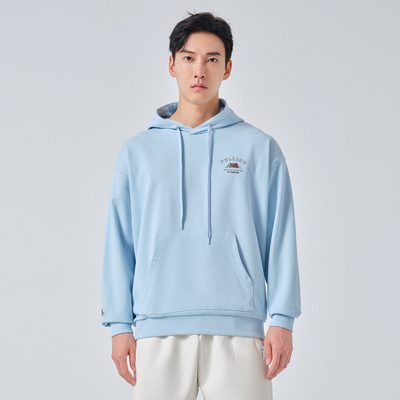BIRCH AND SPORTS HOODED SWEATSHIRT MENS AND WOMENS SPRING 2024 NEW COUPLE THE SAME LOOSE AND VERSATILE CASUAL PULLOVER