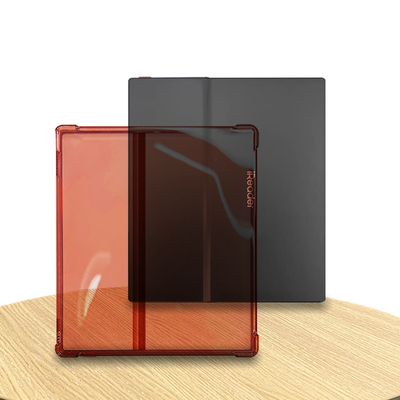 适用掌阅Ocean4Plus保护套透红色 掌阅Ocean4p 8.0软胶壳女款红 Color个性轻薄壳Ocean3简约防摔壳女生透红色