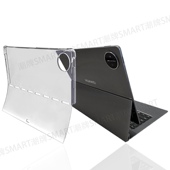 壳QXS 可PC模式 W00轻薄简约透明壳华为平板缺边壳 MatePad14.2软套保护壳 适用于Edge二合一平板软套PC模式