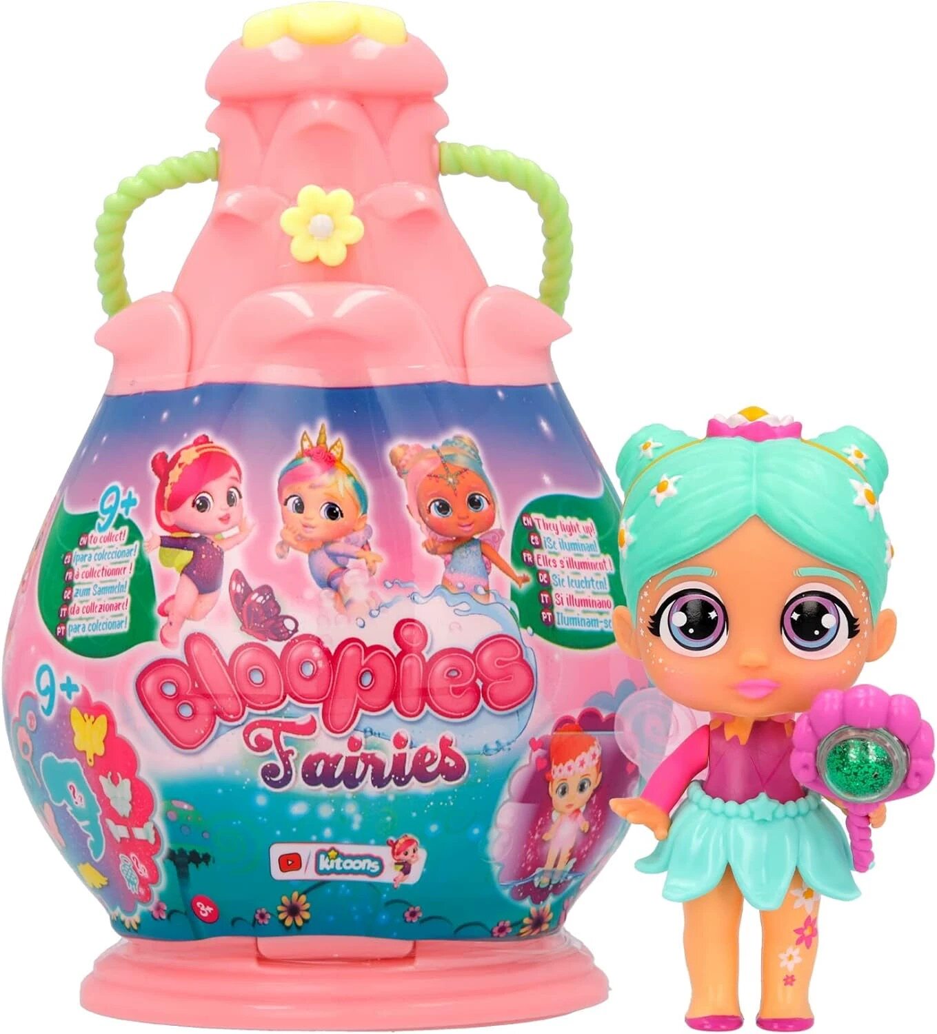 海外正品Bloopies Fairies仙子精灵娃娃盲盒花形燈塔玩偶盲盒玩具