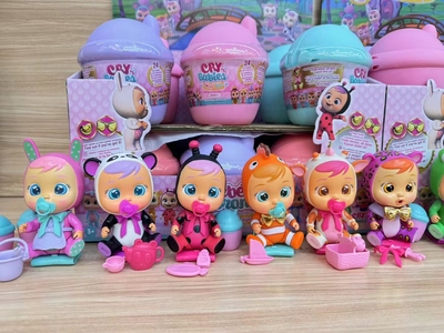 美国正版Cry babies魔法之泪哭泣娃娃惊喜盲盒女孩过家家礼物玩具