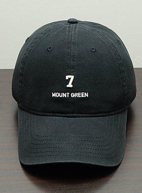 韩版刺绣棒球帽男士深顶简约休闲百搭纯棉水洗软顶遮阳鸭舌帽子女