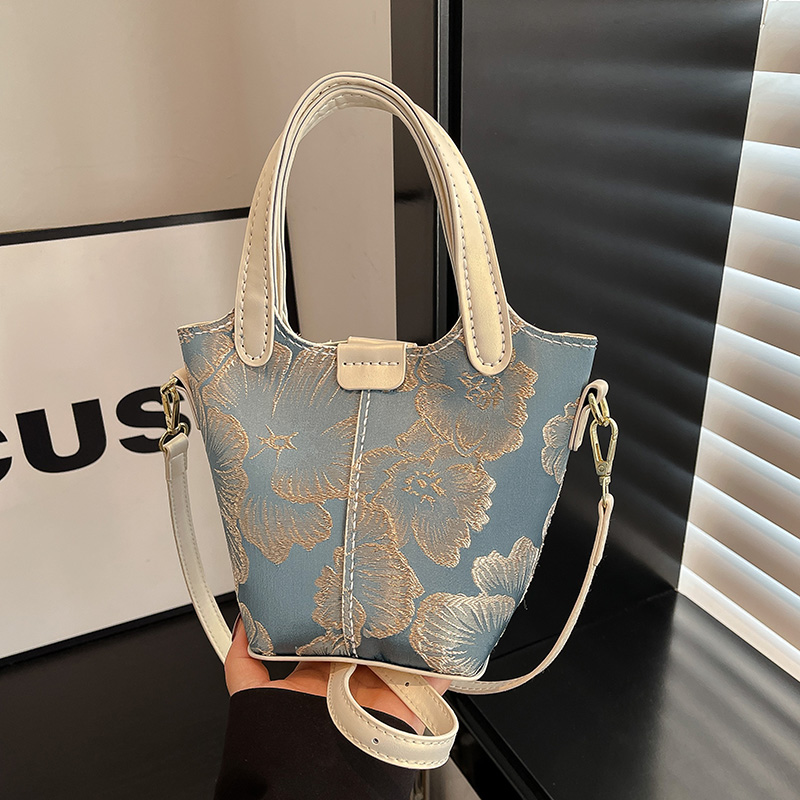 萌垚中式DIY编织水桶包材料包