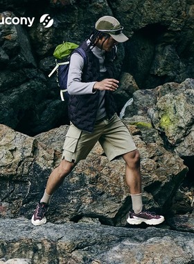 Saucony索康尼CANYON WLK 24秋冬新品男运动鞋女复古休闲鞋防泼水