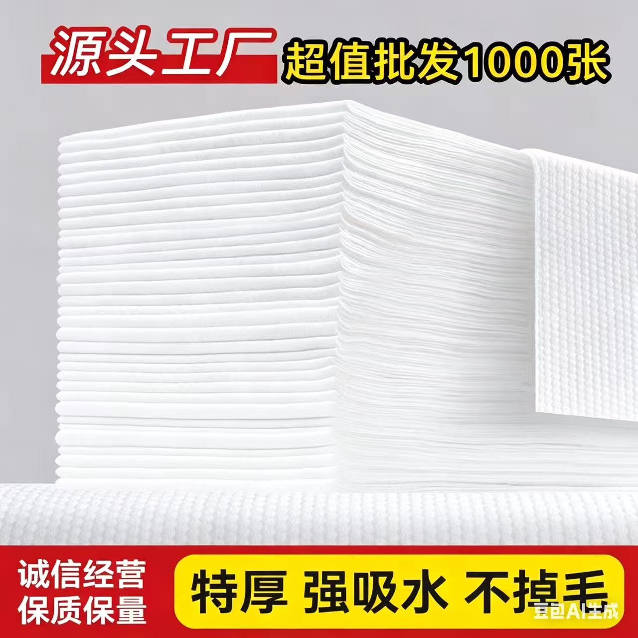 一次性毛巾美发店专用加厚超强吸水理发店擦头洗头包头小珍珠干发