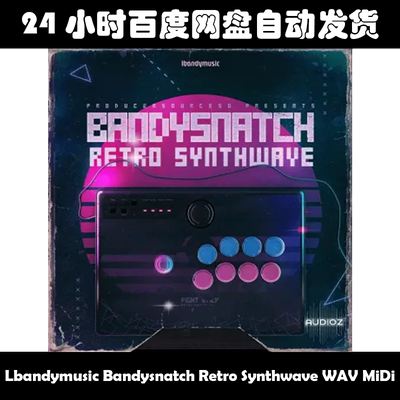 Lbandymusic Bandysnatch Retro Synthwave WAV MiDi 素材包