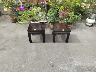 老挝大红酸枝木雕小凳子实木质四方凳矮凳换鞋凳交趾黄檀榫卯