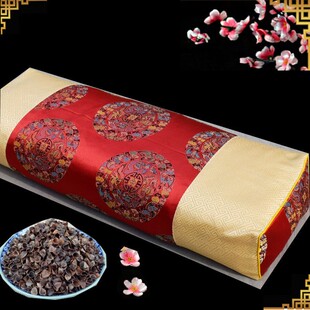 中式仿古枕头枕套宫廷复古方枕罗汉床古代老式长方形荞麦护颈椎枕