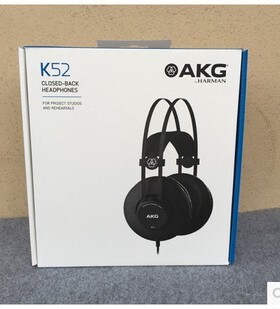 爱科技AKG/K52/K72/K92耳机全封闭式头戴式监听耳机歌手HIFI音乐