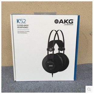 爱科技AKG/K52/K72/K92耳机全封闭式头戴式监听耳机歌手HIFI音乐