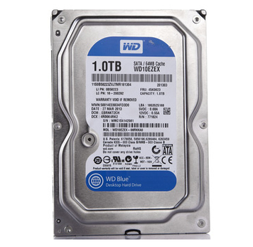 西部数据 台式机机械硬盘 wd blue 西数蓝盘 1tb