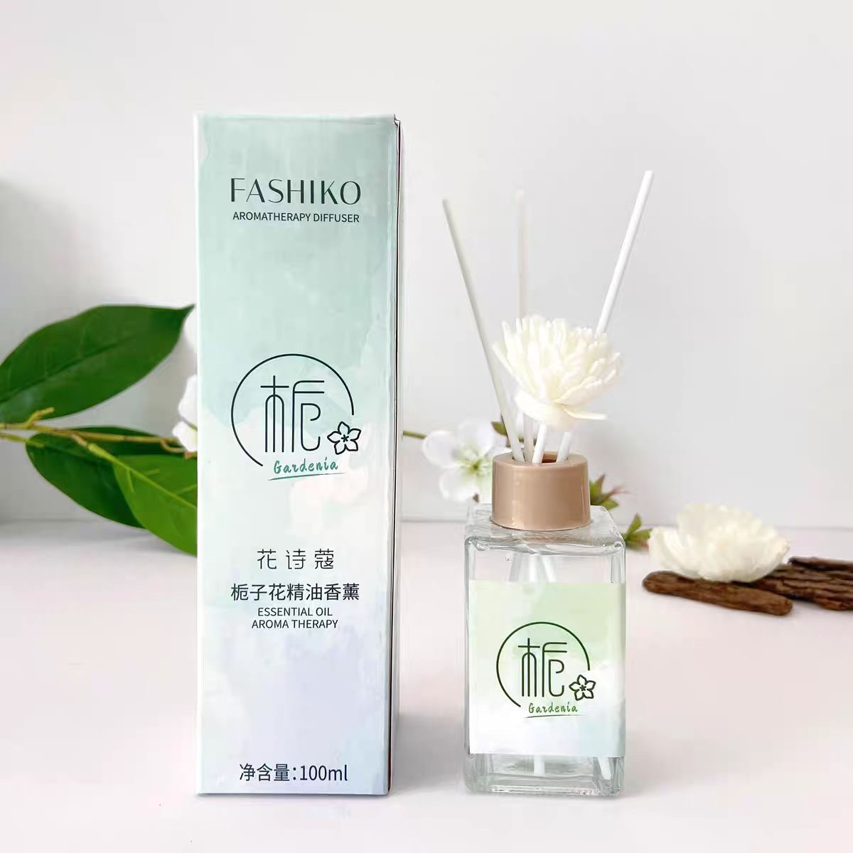 100g花诗蔻栀子花香薰家用室内持久留香卧室房间厕所除臭空气清新