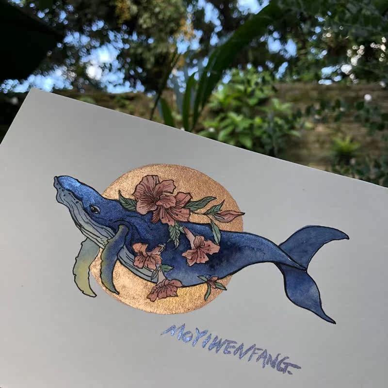 珠光水彩颜料金粉闪粉描线金银粉