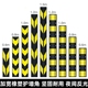 护角条橡胶地下车库护墙角防撞条反光带地下室保护直角厂房警示条