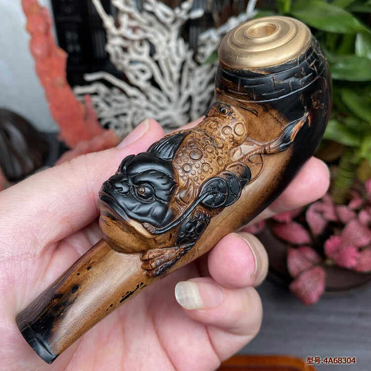 新款粗中细三用雕刻送男友烟斗