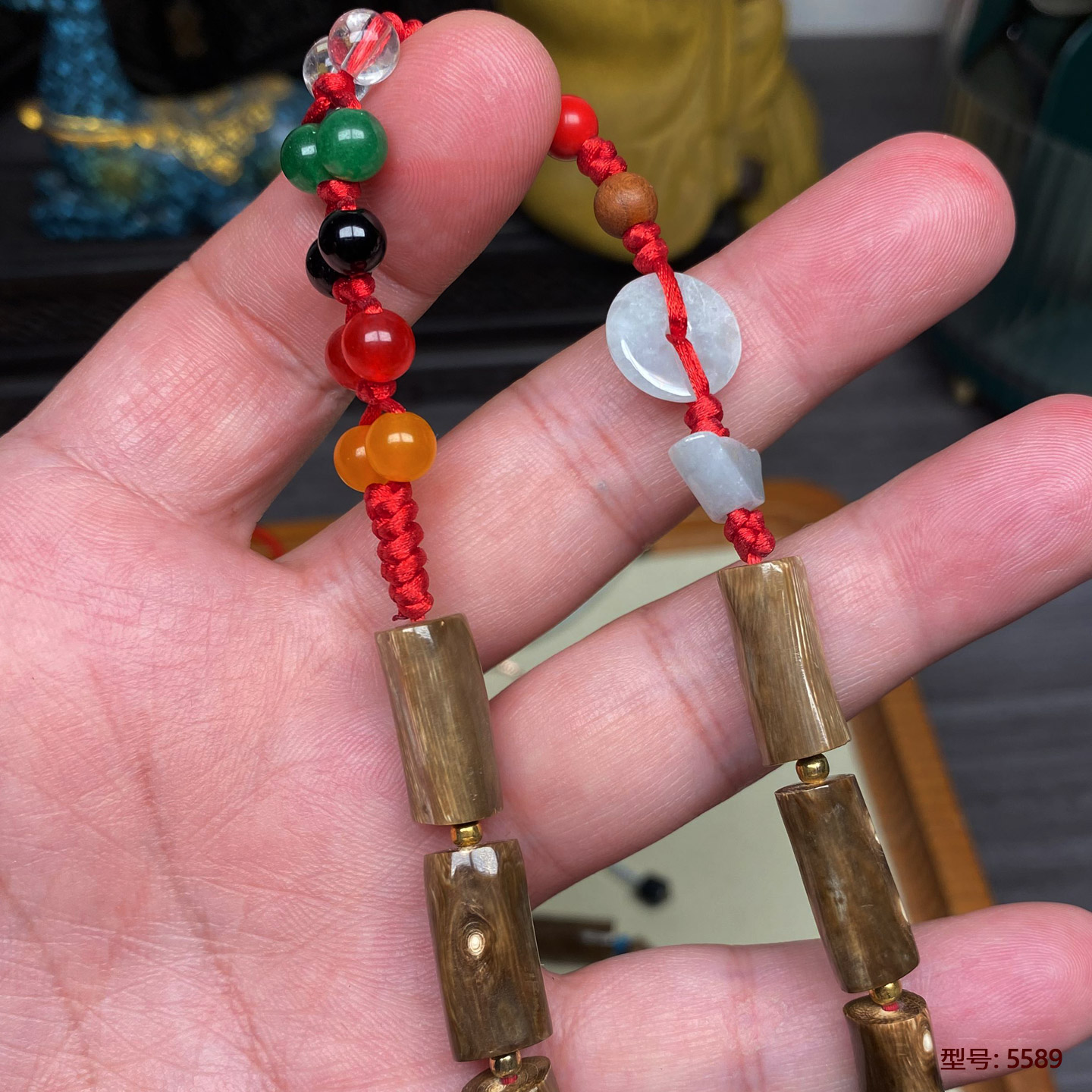 天然金珊瑚随型手链DIY配件