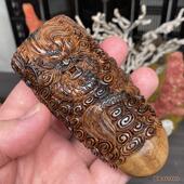 天然海柳烟嘴大中细烟血柳双重循环拉杆过滤器烟丝可清洗弥勒佛龙