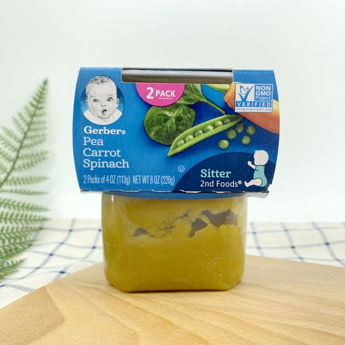 Американские Garbers Gerber сельские овощные грязь 2 парабсорский панир, канал детского питания гороха детского питания 226 грамм