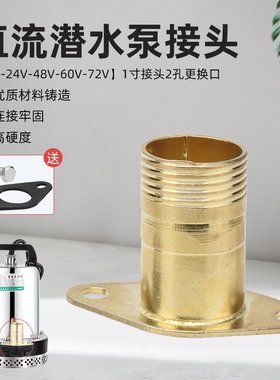 电动车直流潜水泵1寸法兰接头
