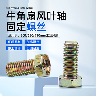 工业风扇扇叶固定螺丝650/750mm牛角扇落地扇璧扇风叶固定螺丝钉