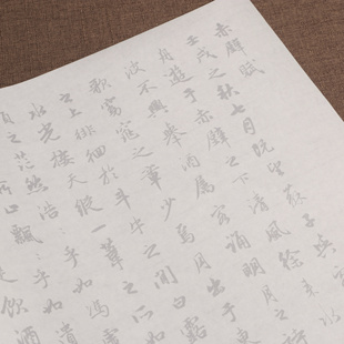 元代书法家赵孟頫行书前后赤壁赋长卷毛笔描红字帖批发赵体行书