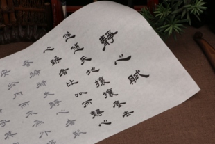 唐代诗人王勃隶书静心赋毛笔描红练习长卷字帖批发订制